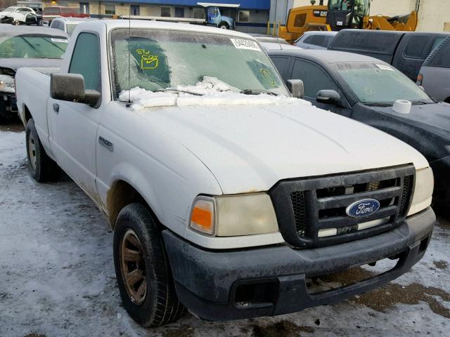 1FTYR10D97PA44534 - 2007 FORD RANGER WHITE photo 1