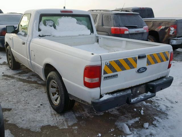 1FTYR10D97PA44534 - 2007 FORD RANGER WHITE photo 3