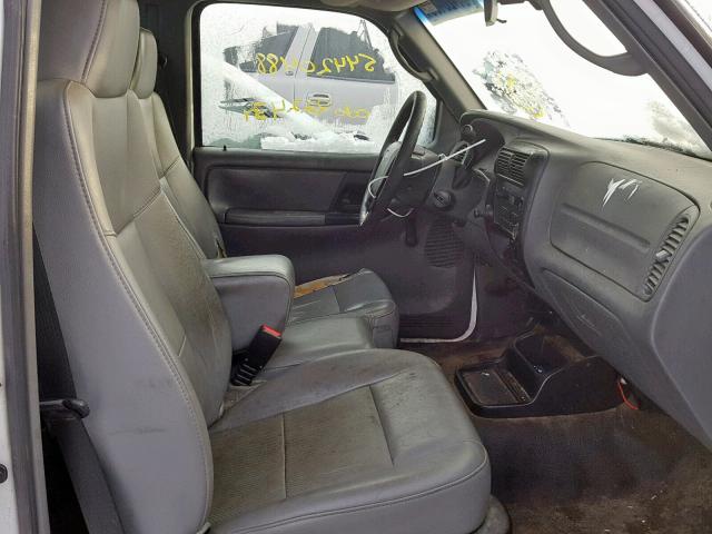 1FTYR10D97PA44534 - 2007 FORD RANGER WHITE photo 5