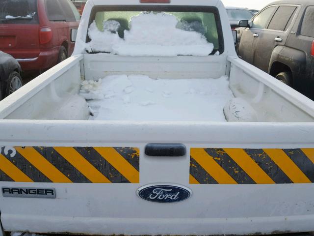 1FTYR10D97PA44534 - 2007 FORD RANGER WHITE photo 6