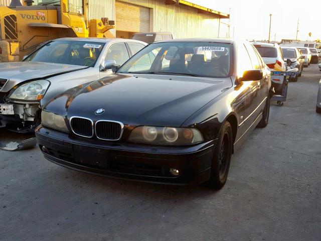 WBADT43461GX27017 - 2001 BMW 525 I AUTO BLACK photo 2