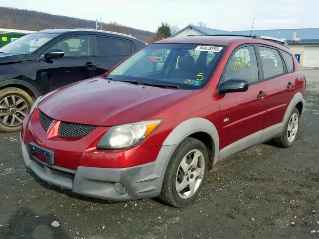 5Y2SL62803Z433355 - 2003 PONTIAC VIBE MAROON photo 2