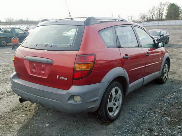 5Y2SL62803Z433355 - 2003 PONTIAC VIBE MAROON photo 4