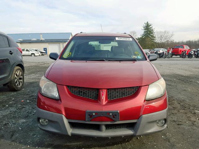 5Y2SL62803Z433355 - 2003 PONTIAC VIBE MAROON photo 9