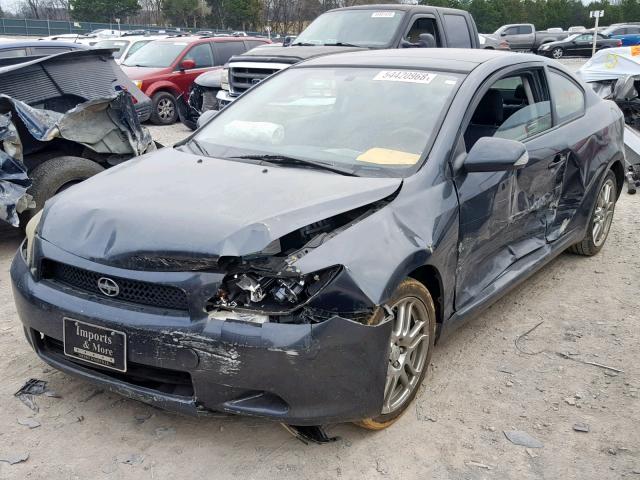 JTKDE167X80235815 - 2008 TOYOTA SCION TC ლურჯი ფოტო 2
