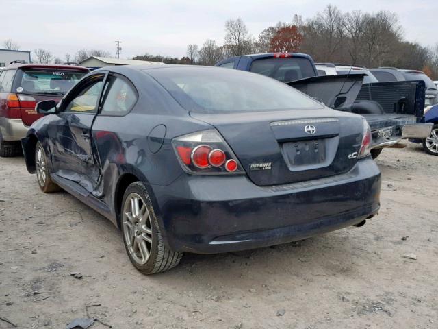 JTKDE167X80235815 - 2008 TOYOTA SCION TC ლურჯი ფოტო 3