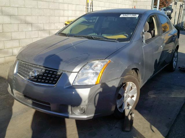 3N1AB61EX8L716546 - 2008 NISSAN SENTRA 2.0 SILVER photo 2