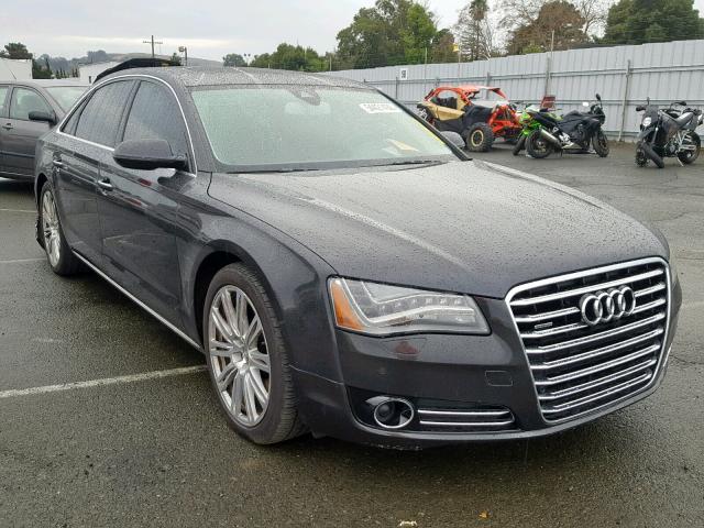 WAURVAFD0BN004951 - 2011 AUDI A8 L QUATT GRAY photo 1