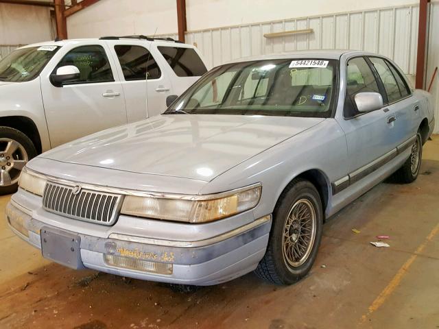 2MELM75W6RX608464 - 1994 MERCURY GRAND MARQ GRAY photo 2