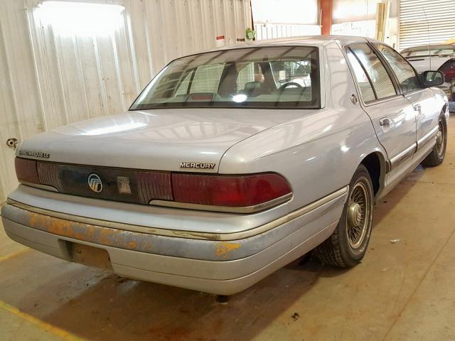 2MELM75W6RX608464 - 1994 MERCURY GRAND MARQ GRAY photo 4