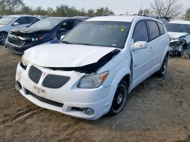 5Y2SL63895Z415910 - 2005 PONTIAC VIBE WHITE photo 2