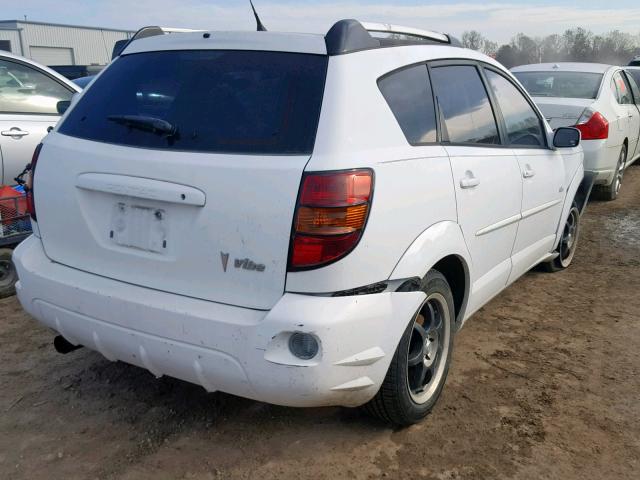 5Y2SL63895Z415910 - 2005 PONTIAC VIBE WHITE photo 4