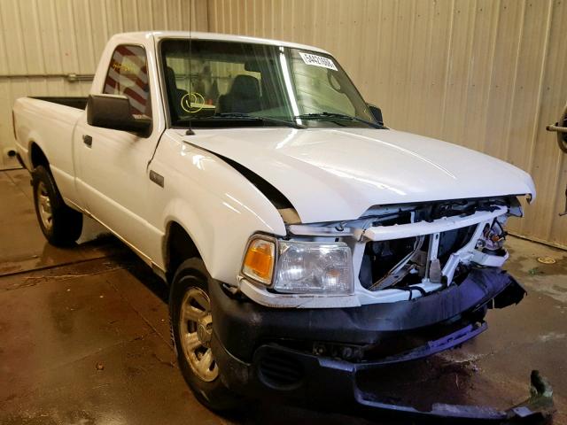 1FTYR10D49PA35453 - 2009 FORD RANGER WHITE photo 1