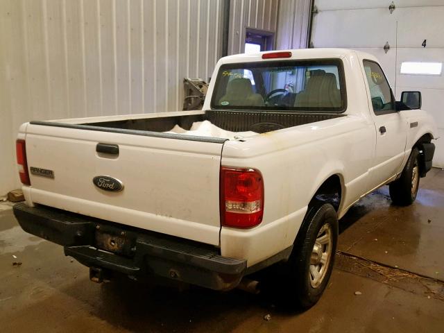 1FTYR10D49PA35453 - 2009 FORD RANGER WHITE photo 4