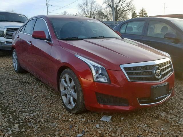 1G6AA5RX8E0105927 - 2014 CADILLAC ATS RED photo 1