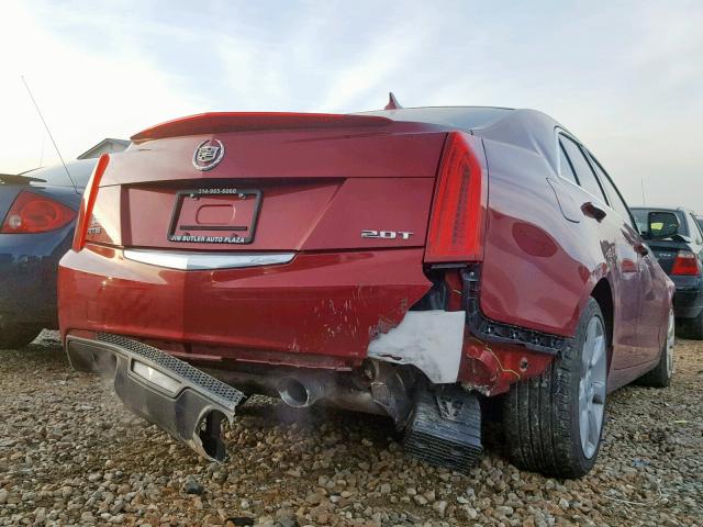 1G6AA5RX8E0105927 - 2014 CADILLAC ATS RED photo 9