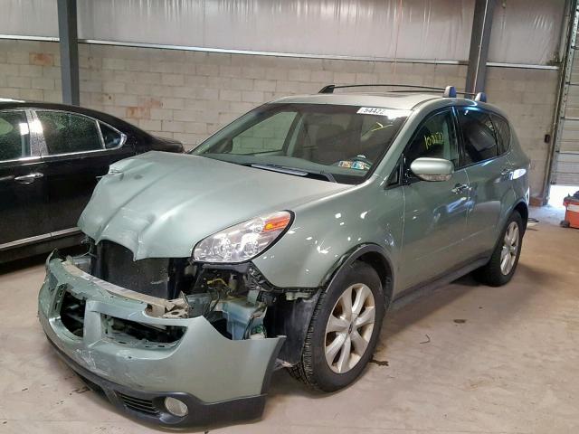 4S4WX85C764419810 - 2006 SUBARU B9 TRIBECA GREEN photo 2