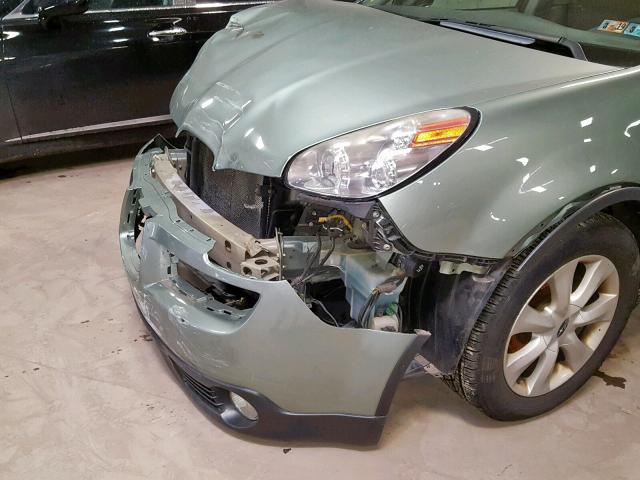 4S4WX85C764419810 - 2006 SUBARU B9 TRIBECA GREEN photo 9