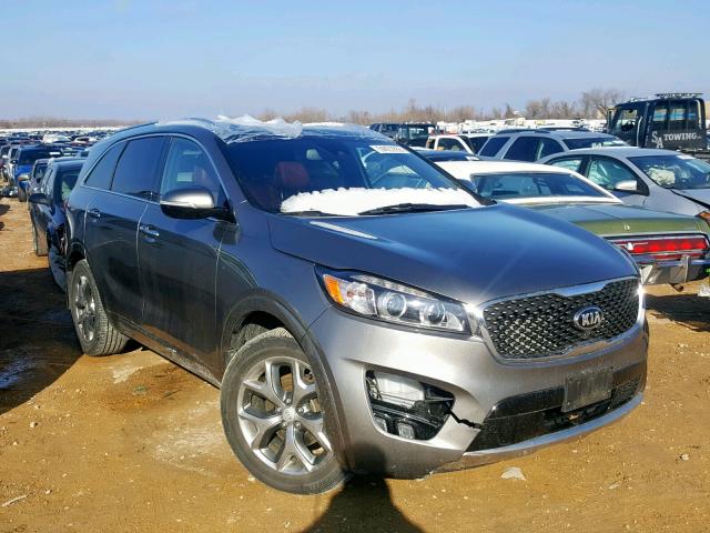 5XYPK4A17GG028910 - 2016 KIA SORENTO SX SILVER photo 1