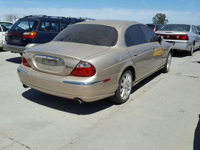 SAJDA01D31GL85967 - 2001 JAGUAR S-TYPE TAN photo 4