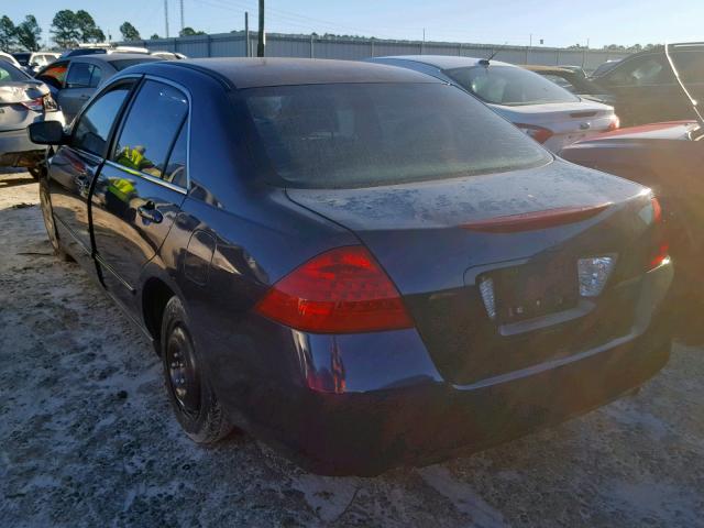 3HGCM56466G709109 - 2006 HONDA ACCORD LX BLUE photo 3