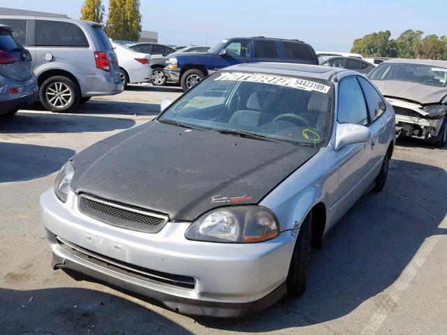 1HGEJ8144WL082908 - 1998 HONDA CIVIC EX GRAY photo 2