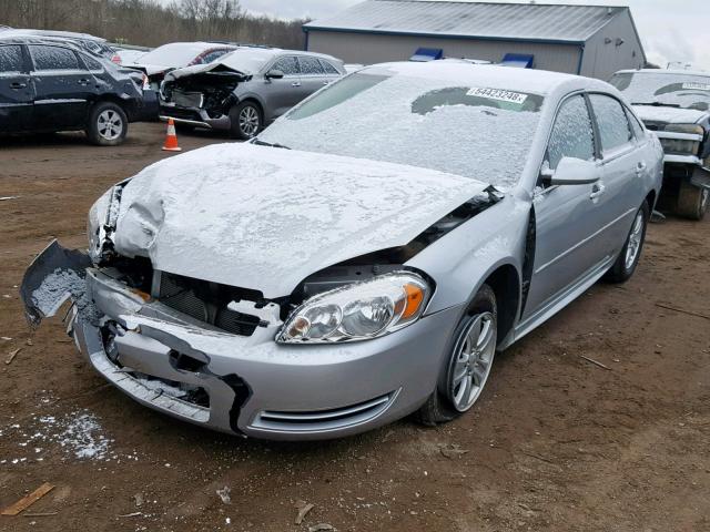 2G1WA5E35E1153050 - 2014 CHEVROLET IMPALA LIM SILVER photo 2