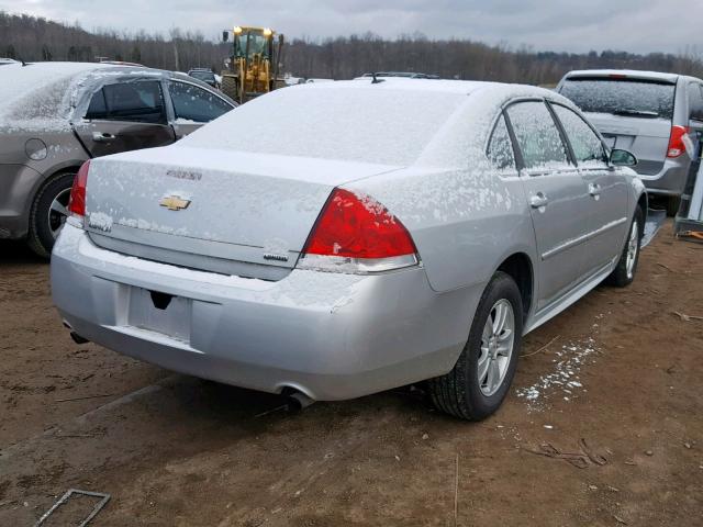 2G1WA5E35E1153050 - 2014 CHEVROLET IMPALA LIM SILVER photo 4