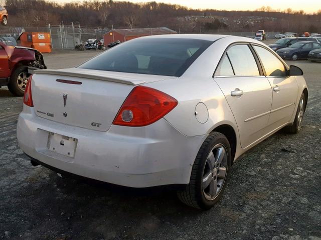 1G2ZH57N394136907 - 2009 PONTIAC G6 GT WHITE photo 4