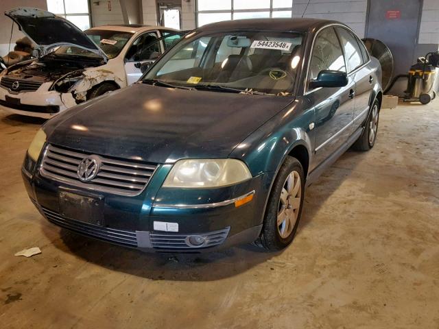 WVWRH63B01E123897 - 2001 VOLKSWAGEN PASSAT GLX 绿色 照片 2