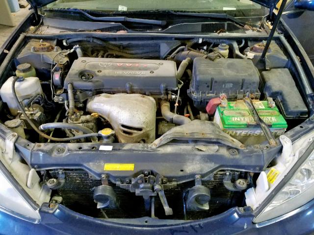 4T1BE32K35U077533 - 2005 TOYOTA CAMRY LE BLUE photo 7
