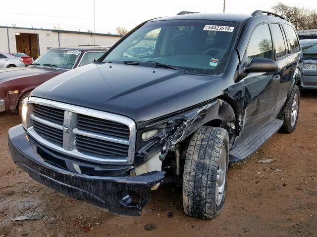 1D4HB48N95F607400 - 2005 DODGE DURANGO SL BLACK photo 2