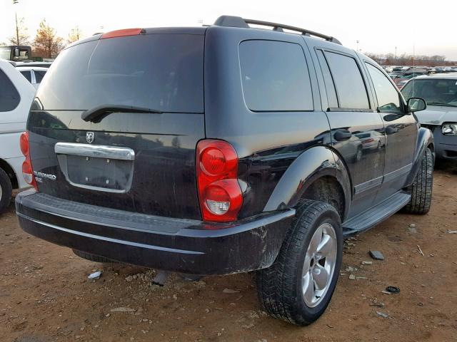 1D4HB48N95F607400 - 2005 DODGE DURANGO SL BLACK photo 4