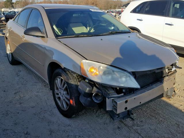 1G2ZF55B764181956 - 2006 PONTIAC G6 SE BROWN photo 1