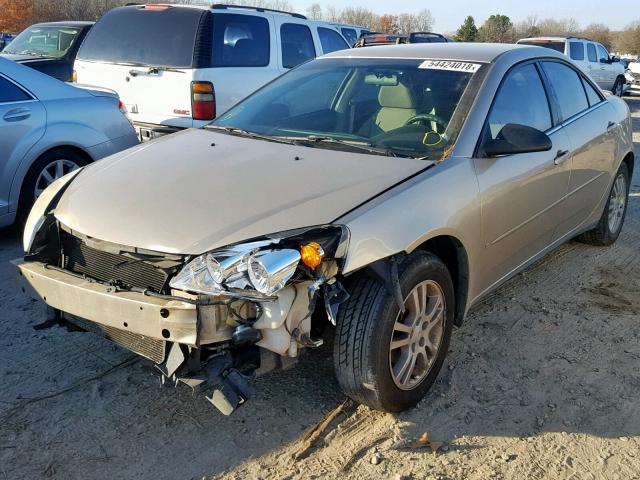 1G2ZF55B764181956 - 2006 PONTIAC G6 SE BROWN photo 2