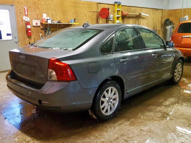 YV1MS382582364833 - 2008 VOLVO S40 2.4I CHARCOAL photo 4