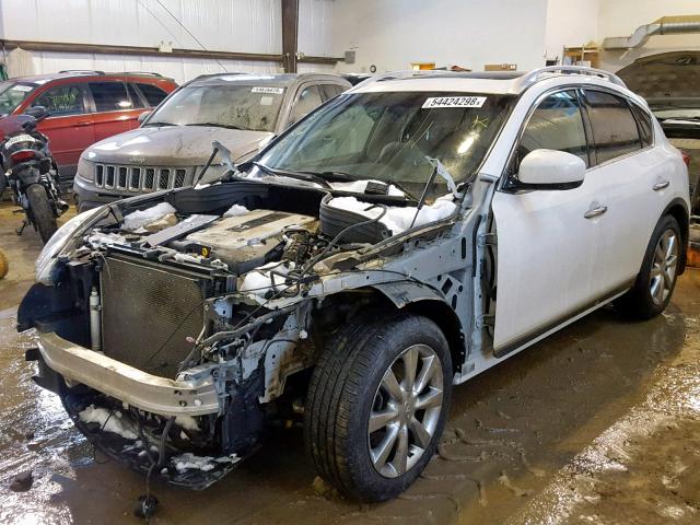 JN1AJ0HR9AM756590 - 2010 INFINITI EX35 BASE WHITE photo 1