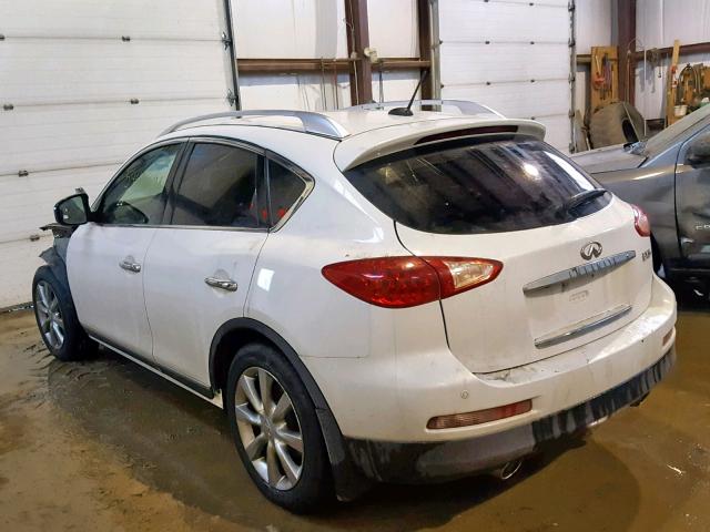 JN1AJ0HR9AM756590 - 2010 INFINITI EX35 BASE WHITE photo 3