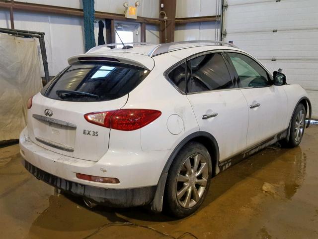 JN1AJ0HR9AM756590 - 2010 INFINITI EX35 BASE WHITE photo 4