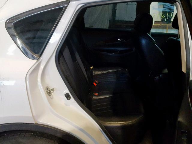JN1AJ0HR9AM756590 - 2010 INFINITI EX35 BASE WHITE photo 6