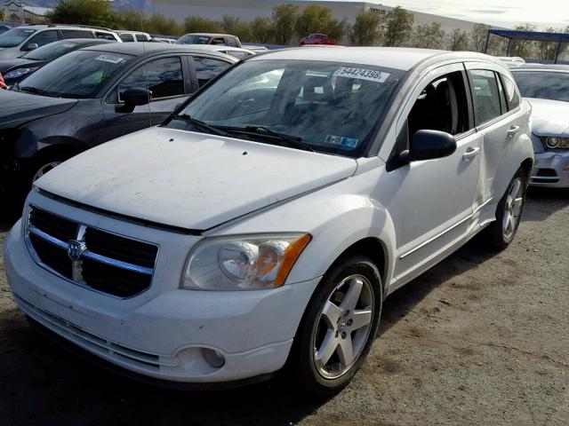 1B3HB78B39D197023 - 2009 DODGE CALIBER R/ WHITE photo 2