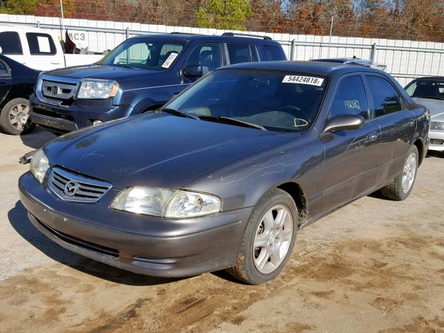 1YVGF22D025294931 - 2002 MAZDA 626 ES GRAY photo 2