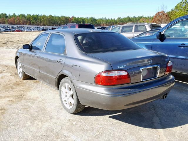 1YVGF22D025294931 - 2002 MAZDA 626 ES GRAY photo 3