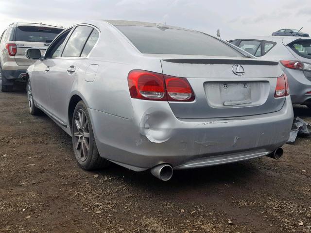 JTHBH96S165040452 - 2006 LEXUS GS GENERAT SILVER photo 3