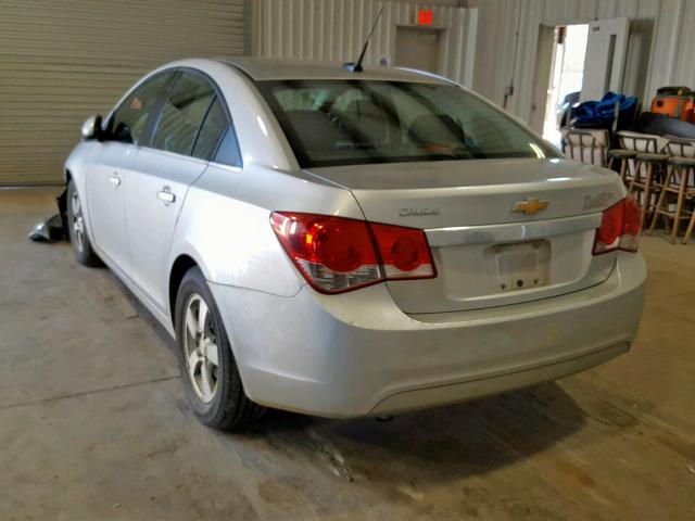 1G1PC5SB4E7345217 - 2014 CHEVROLET CRUZE LT SILVER photo 3