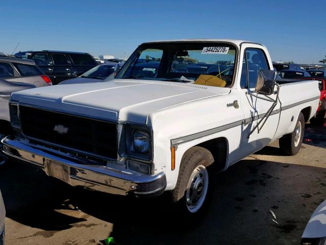 CCS247Z193665 - 1977 CHEVROLET PICK UP WHITE photo 2