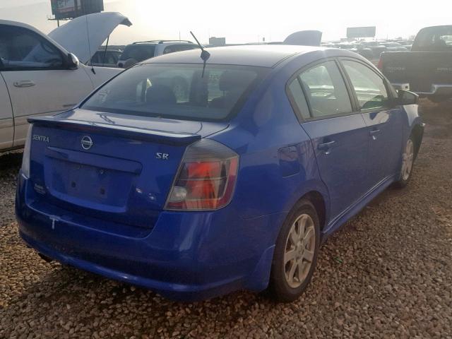 3N1AB6AP6AL632747 - 2010 NISSAN SENTRA 2.0 BLUE photo 4