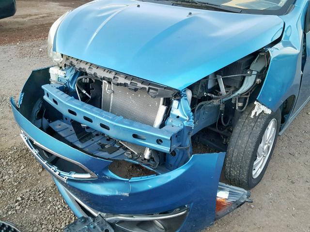 ML32A4HJ0HH002017 - 2017 MITSUBISHI MIRAGE SE BLUE photo 9