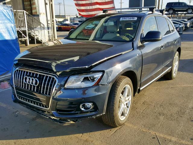 WA1CMAFP1EA075975 - 2014 AUDI Q5 TDI BLUE photo 2