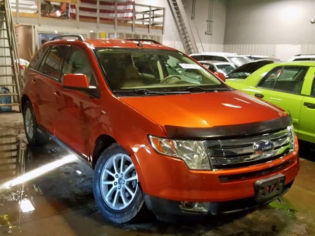 2FMDK38C47BB02434 - 2007 FORD EDGE SEL ORANGE photo 1